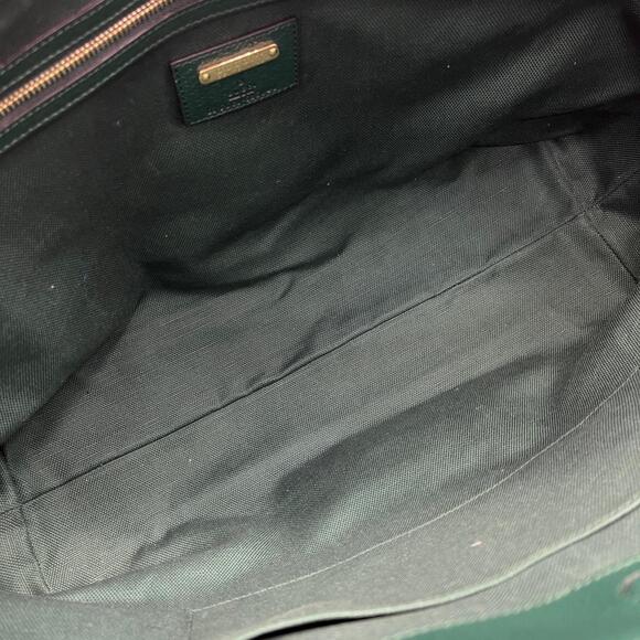 GUCCI Green Leather Tote Bag - Picture 9 of 9